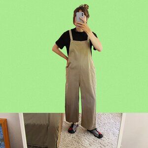 Ali Golden Overall Jumper in Khaki - Medium